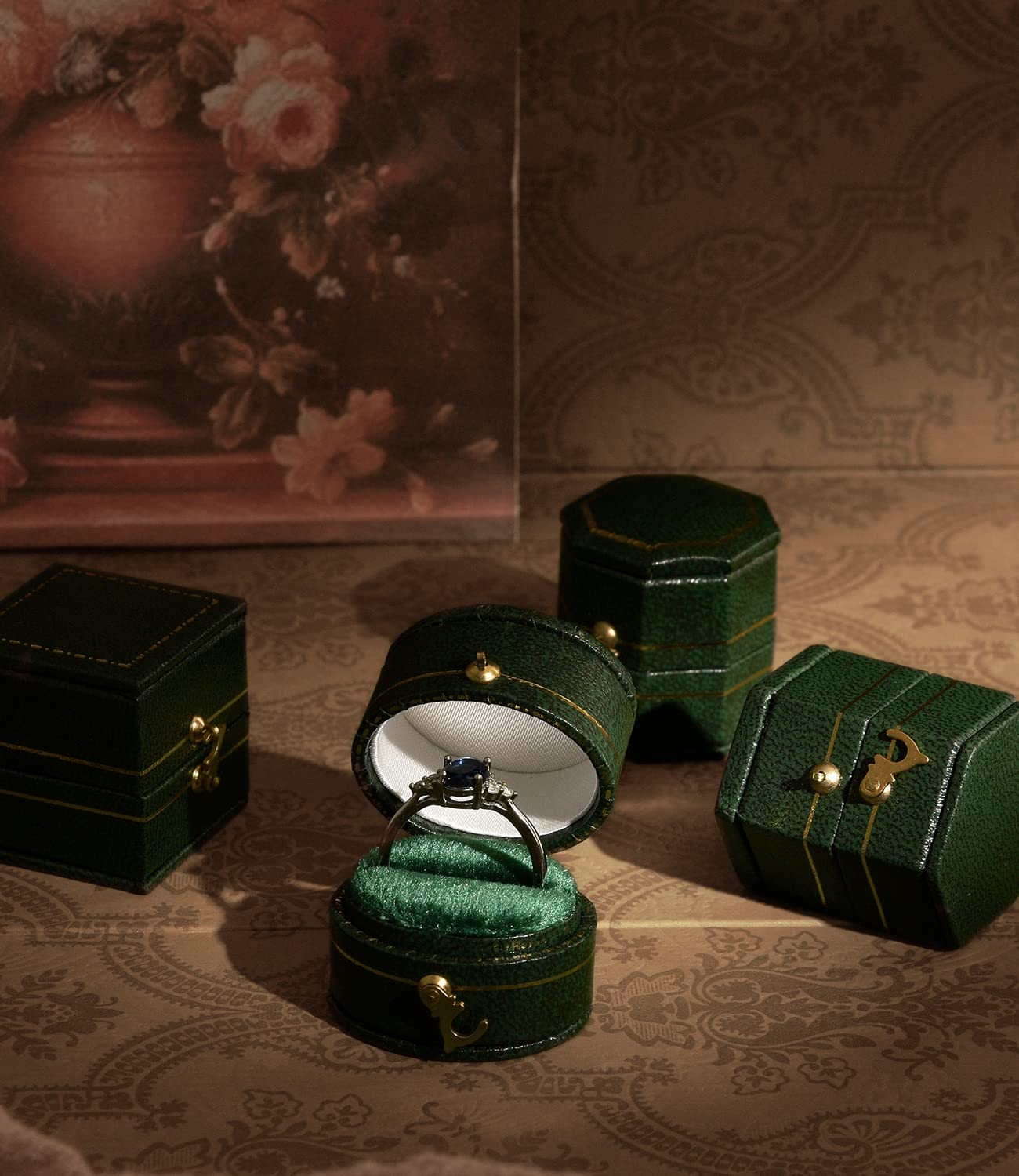 Amazon.co.jp: ヴィンテージ スタイル リング ボックスアンティーク