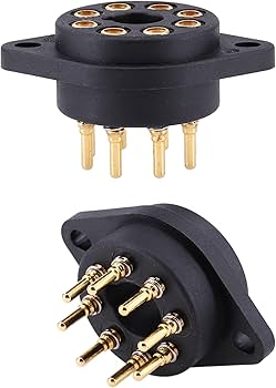 Amazon.co.jp: JEMOSA EIZZ 8ピン 真空管ソケット 2個 KT88 EL34 5AR4