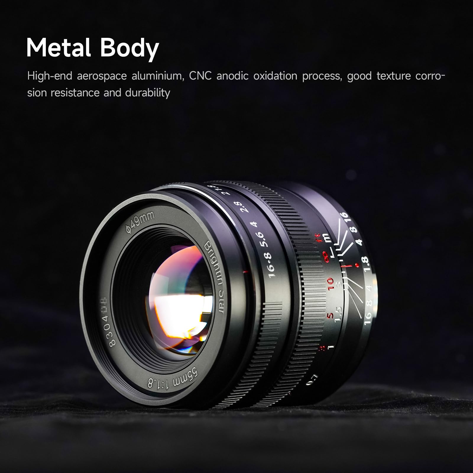 Amazon.com : Brightin Star 55mm F1.8 Full Frame Manual Focus for