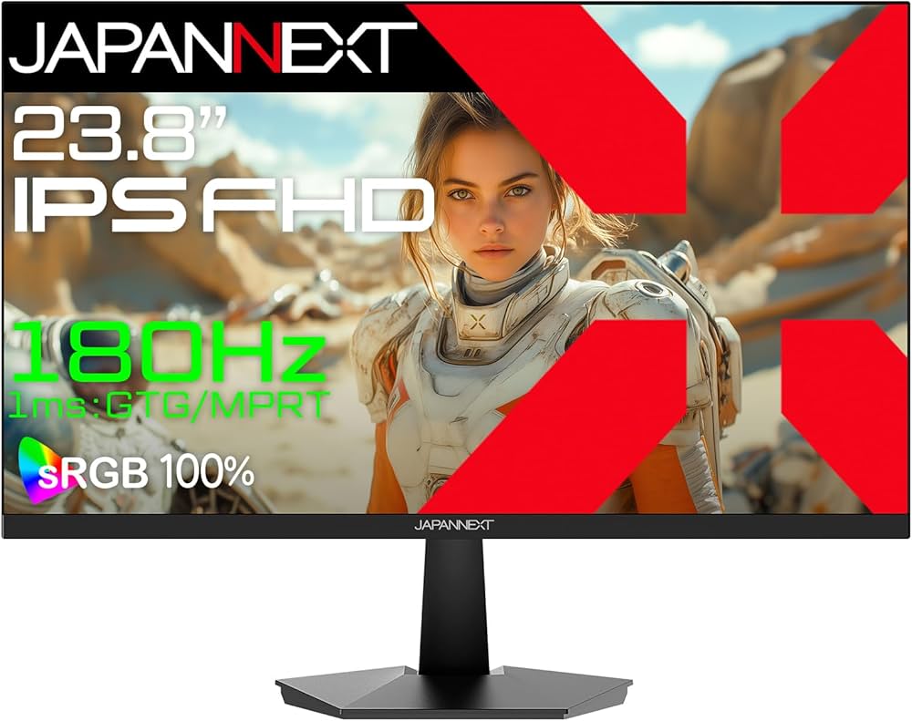 Amazon.co.jp: JAPANNEXT 23.8インチ IPSパネル搭載 180Hz対応 フルHD