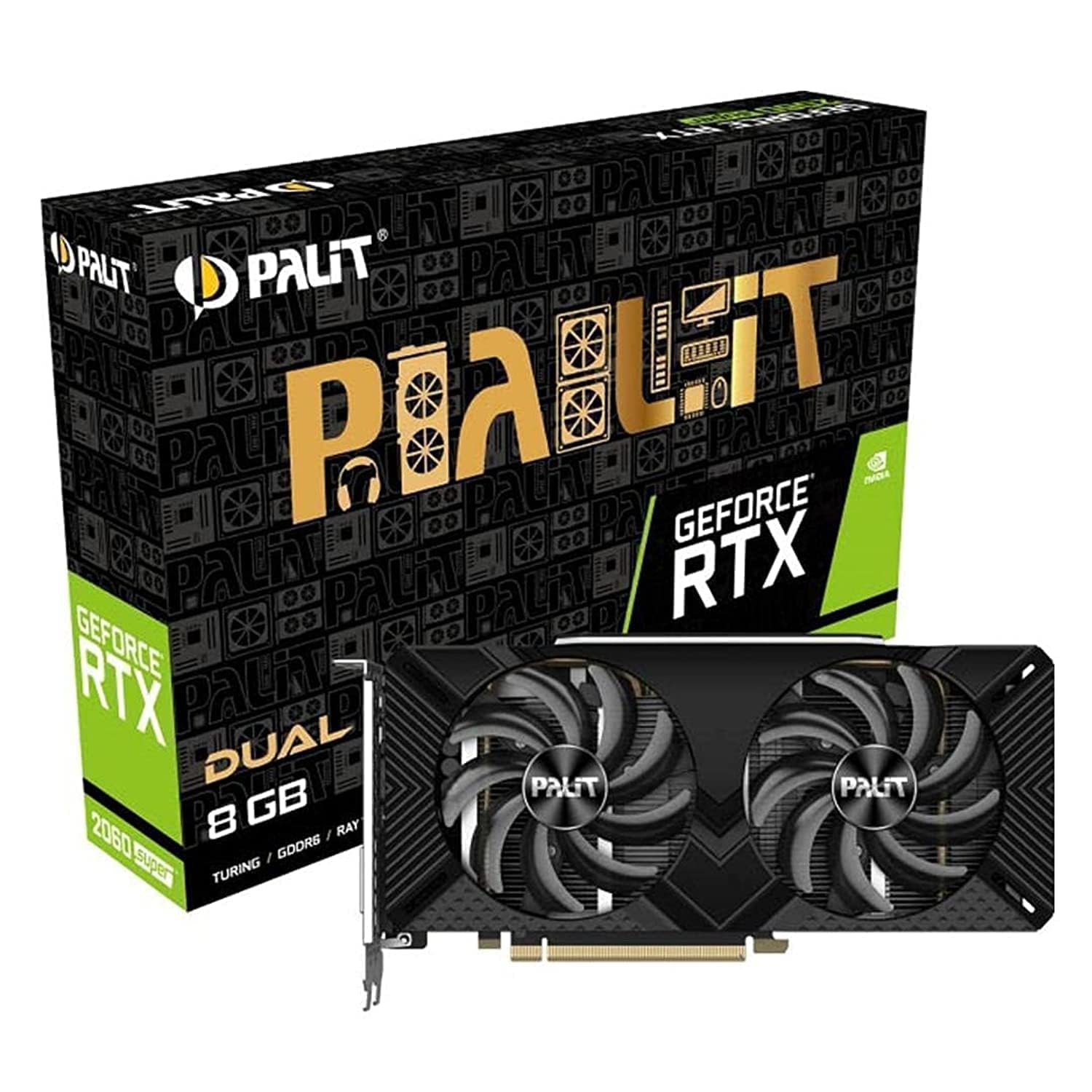 Palit GeForce RTX 2060 SUPER DUAL 8GB中古