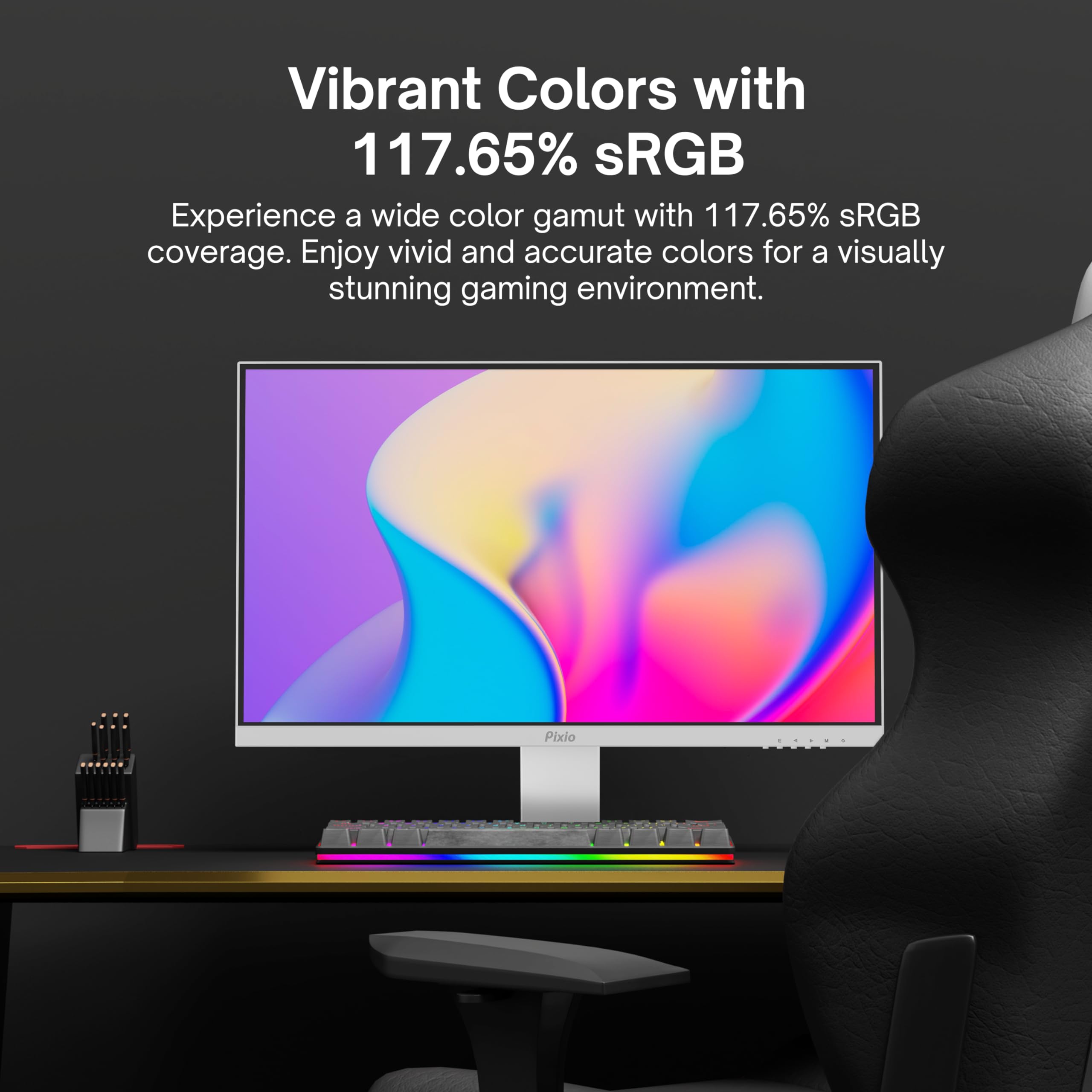 Pixio PX259 Prime S White 25 inch 360Hz (144Hz Supported) Refresh