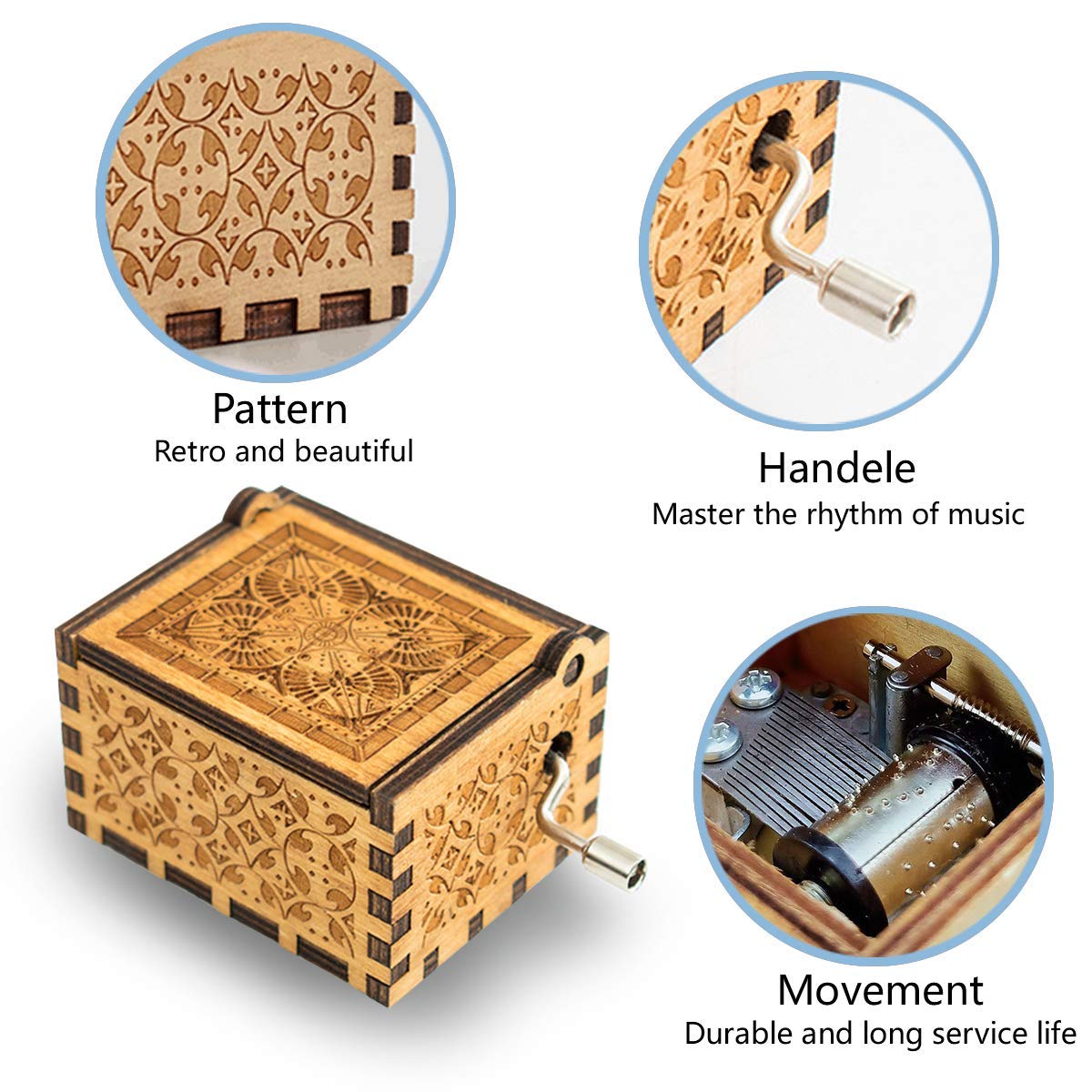 Amazon | リトルナイトメア オルゴール 音楽ボックス 木製