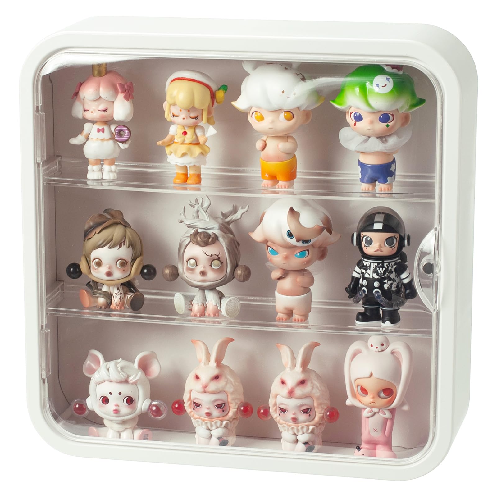 Amazon.co.jp: フィギュア用クリアディスプレイケース、壁掛けアクリル