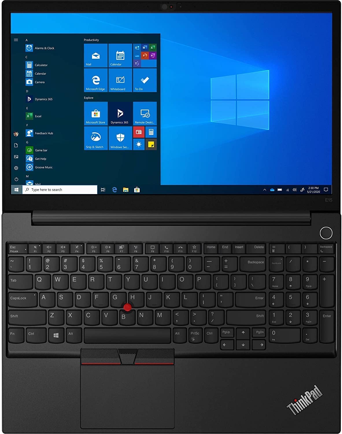 Lenovo ThinkPad E15 Gen 2 Intel Laptop, 15.6