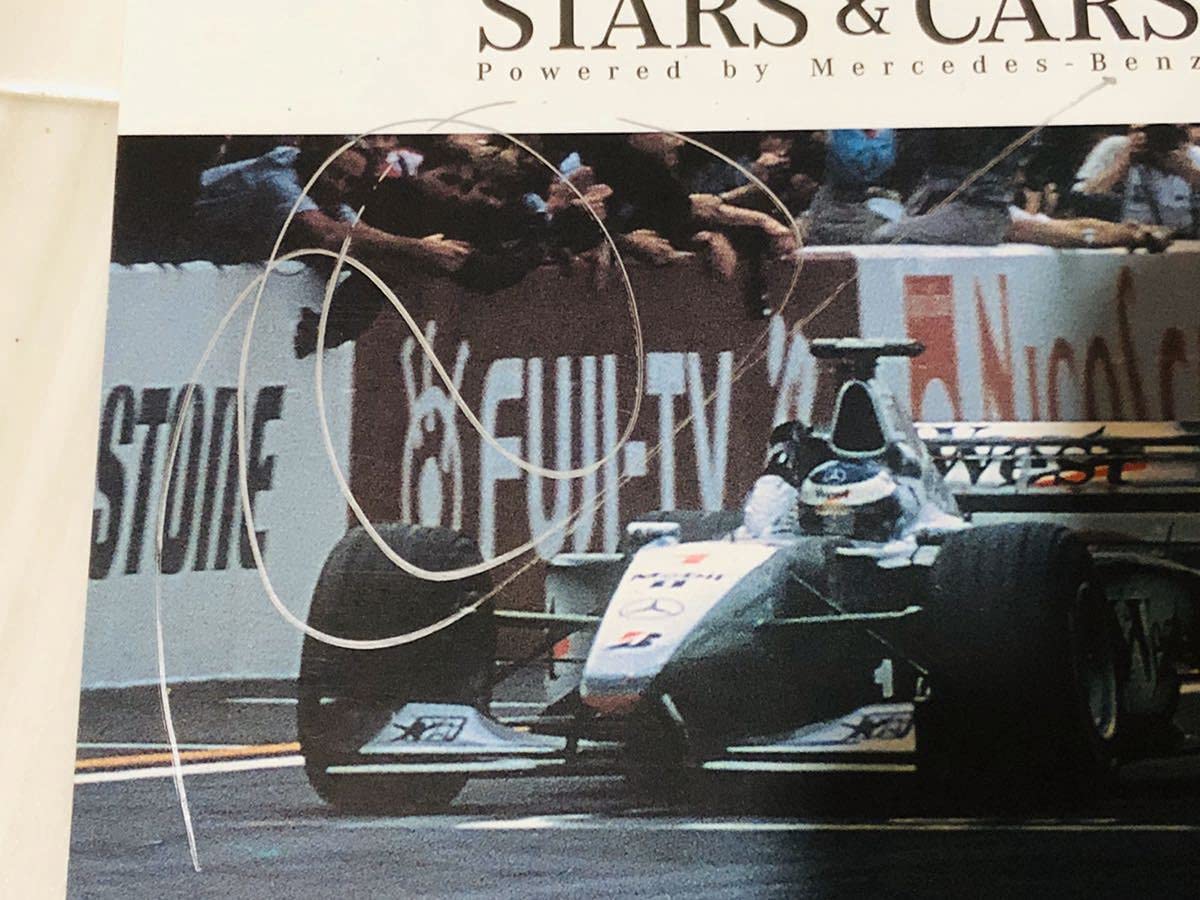 F1レーサー ミカ・ハッキネン 直筆サイン入り 名刺 ※北欧の貴公子