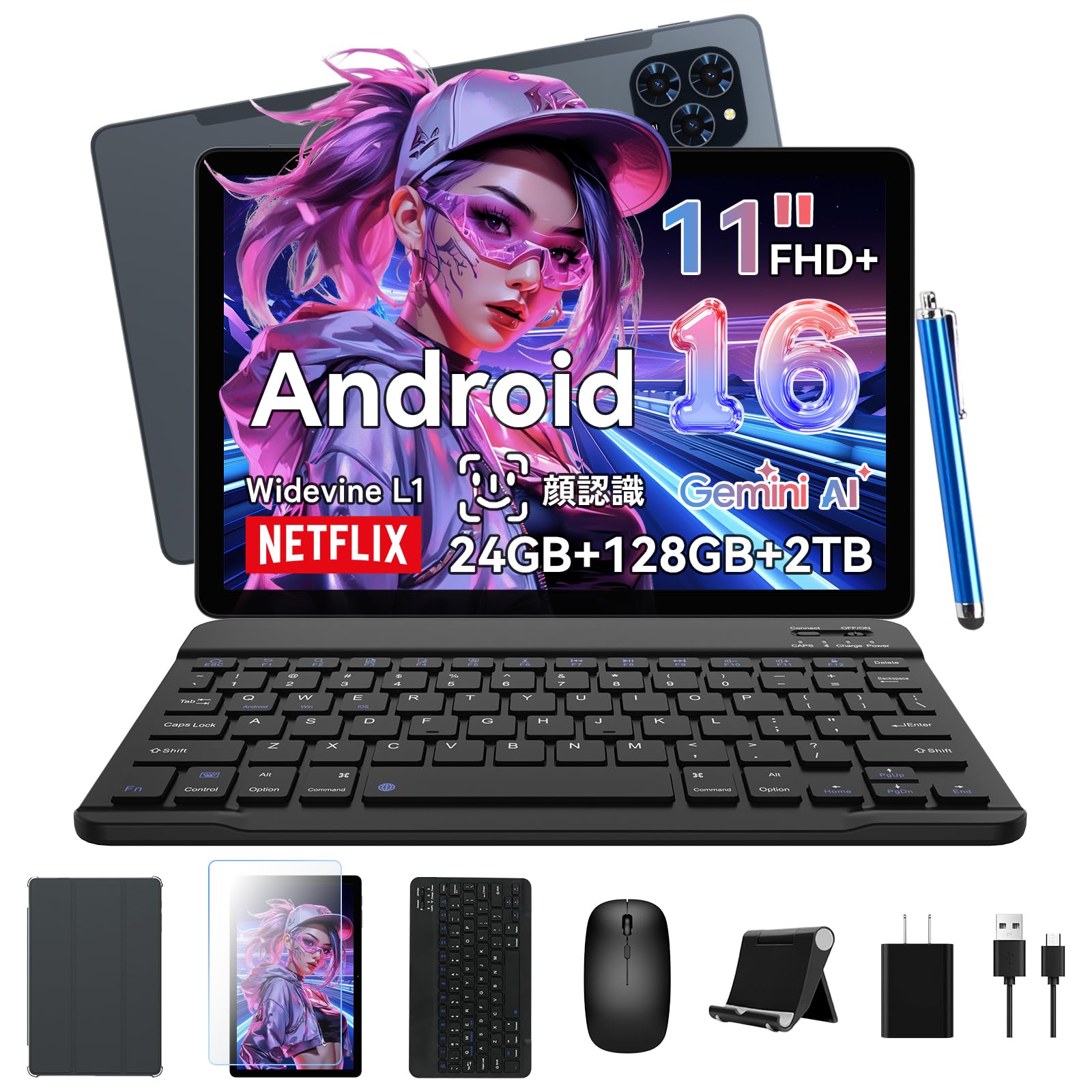 Amazon.co.jp: 【Android16 タブレット 11インチ 新登場】T90