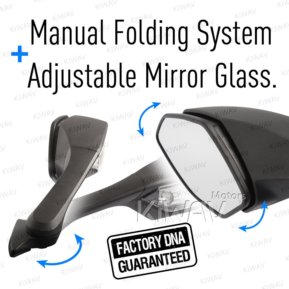 Amazon | 交換用バイクミラー ヤマハに適合する YZF-R1 '15-'19 に対応