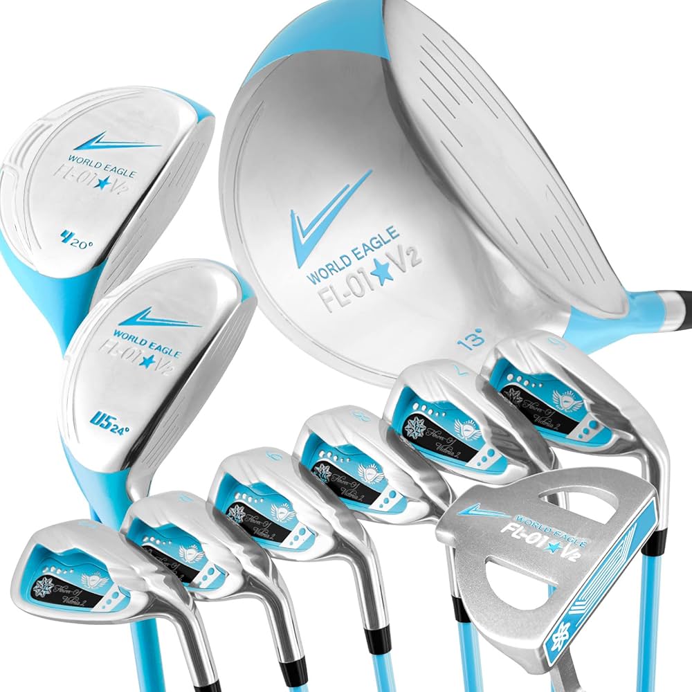 Amazon.co.jp: WORLD EAGLE FL-01V2 A/Blue クラブセット 10本