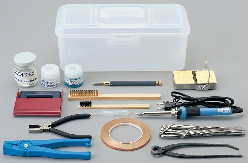 Amazon.co.jp: ステンドグラス工具セット B : DIY・工具・ガーデン