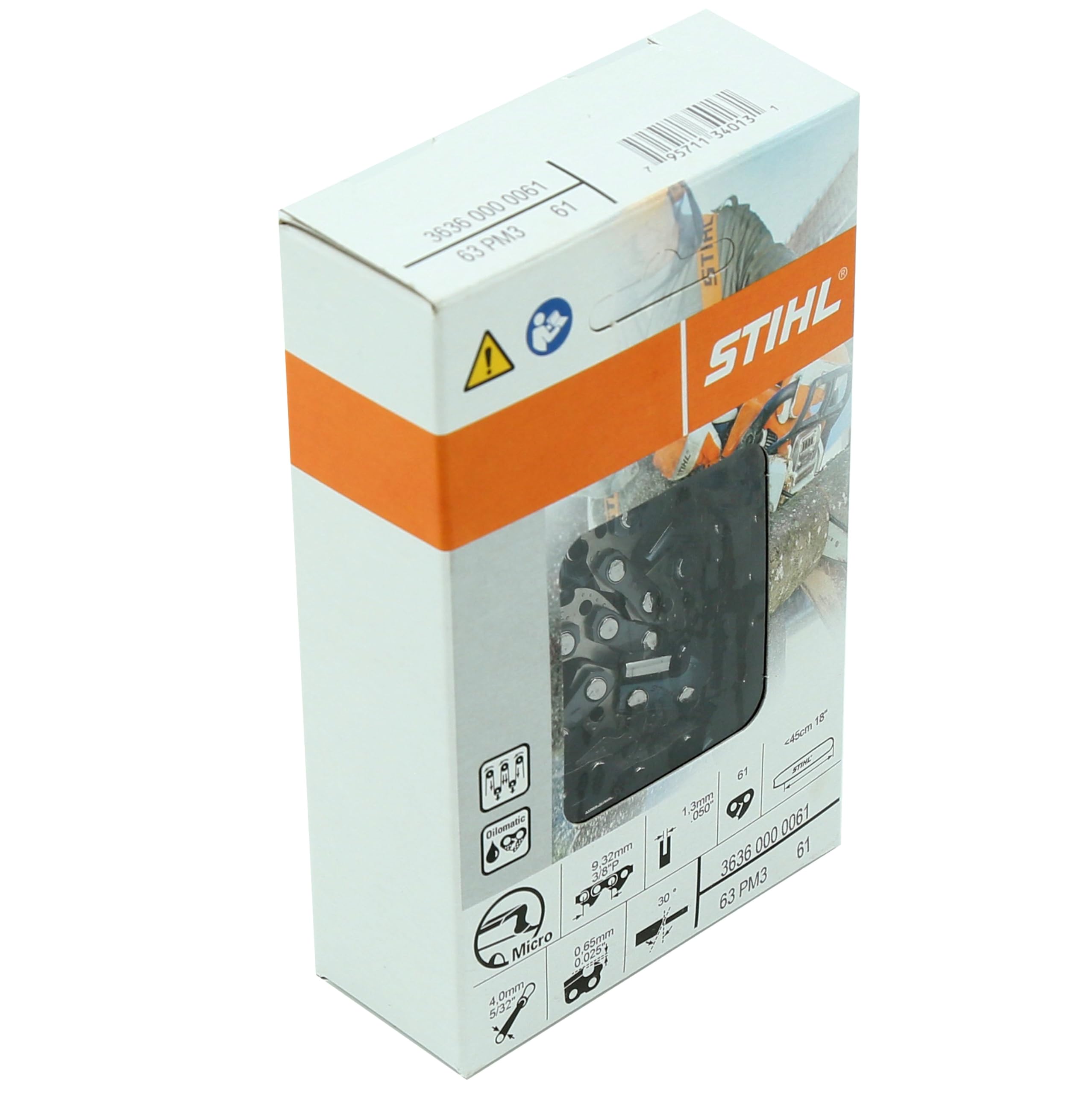 Amazon.com: Stihl 63PM3-61, 63PM3 61, Picco Micro 3 Saw Chain, 3/8