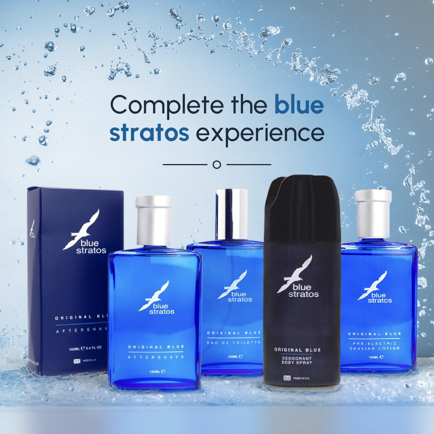Blue Stratos by Blue Stratos Aftershave 100ml : Amazon.ca: Beauty