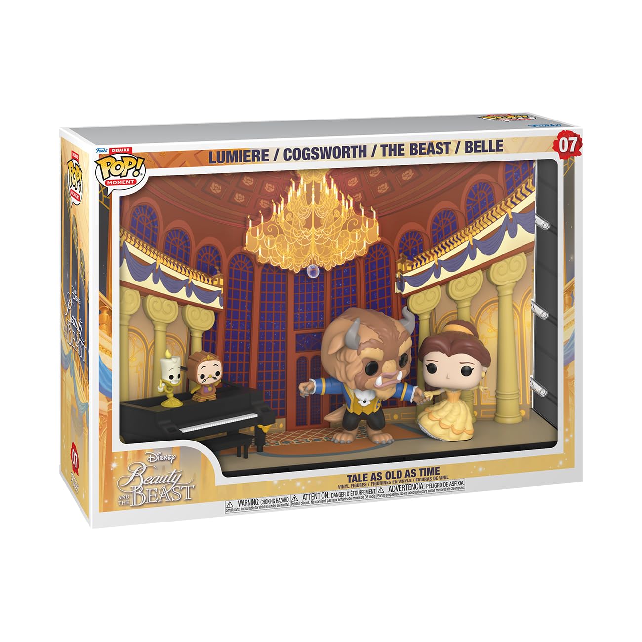 Amazon.co.jp: ディズニー 2023 美女と野獣 フィギュア Funko Moment