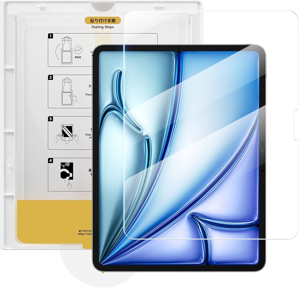 Amazon.co.jp: 「バリ楽Box」NIMASO ガラスフィルム iPad Air 11 M3 第