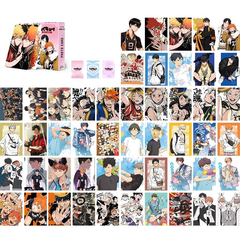 Amazon.co.jp: NABEN ハイキュー トレカ カード 50枚トレカ レーザ 紙