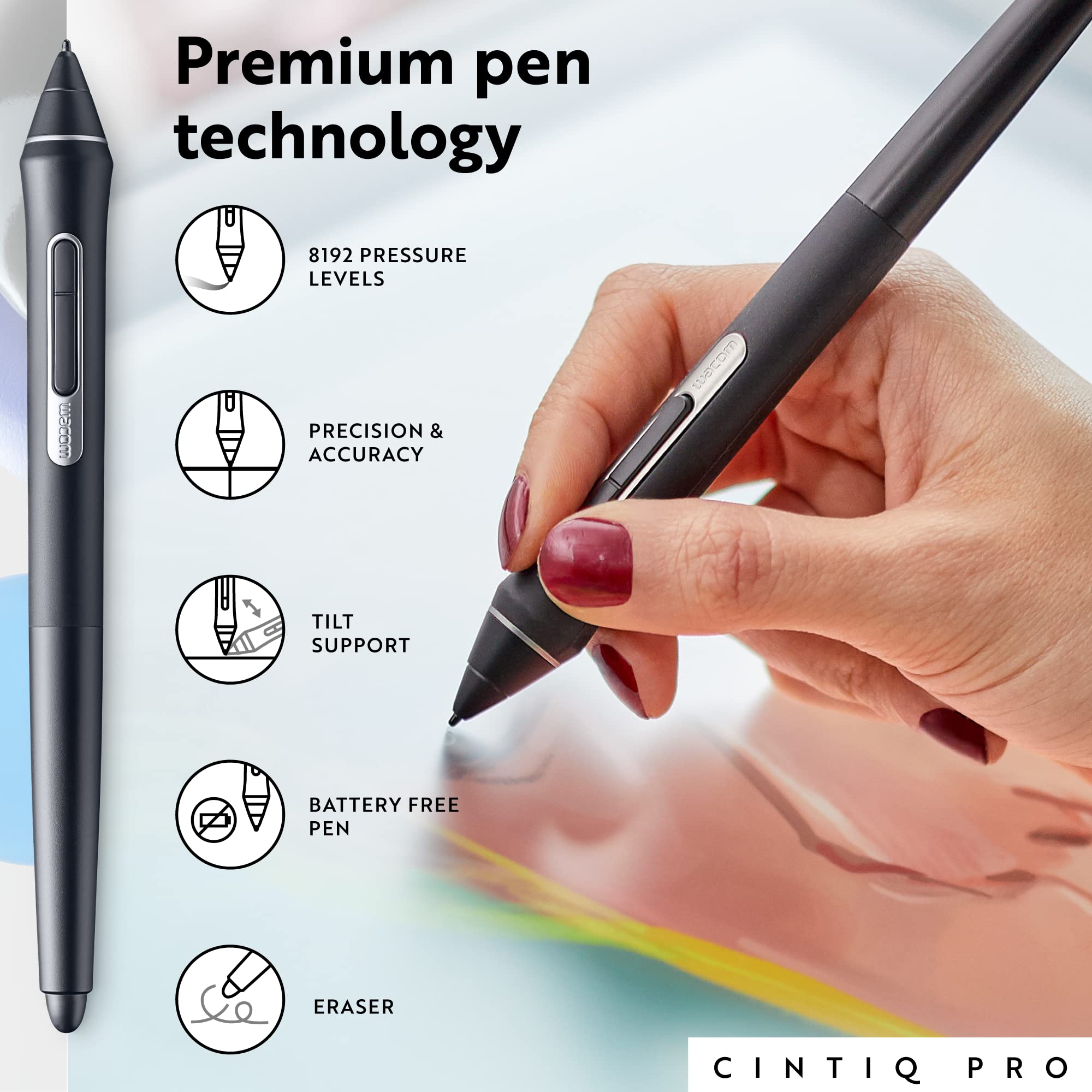 Amazon.com: Wacom Cintiq Pro 24 Creative Pen and Touch Display
