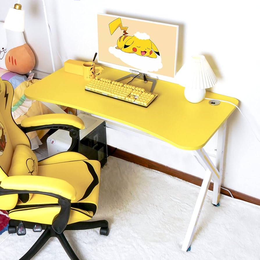 Amazon.co.jp: ゲーミングデスク パソコンデスク K字脚 幅120CM PC