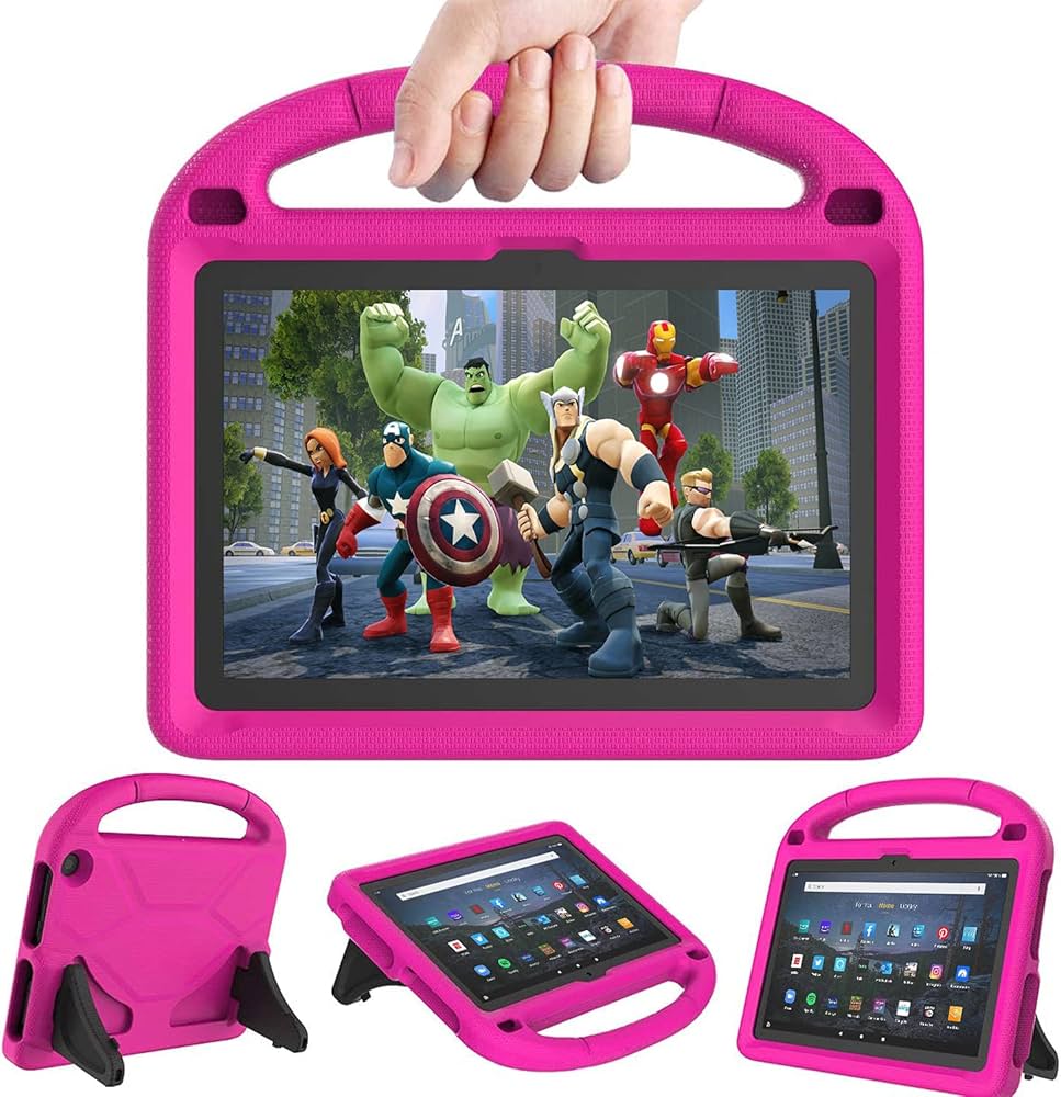 Amazon.com: Fire HD 10 & Fire HD 10 Plus Tablet Case for Kids(13th