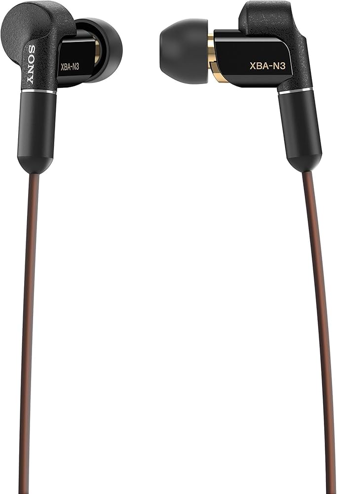 Sony XBA-N3 In-Ear Earphones High Resolution Black : Amazon.com.be