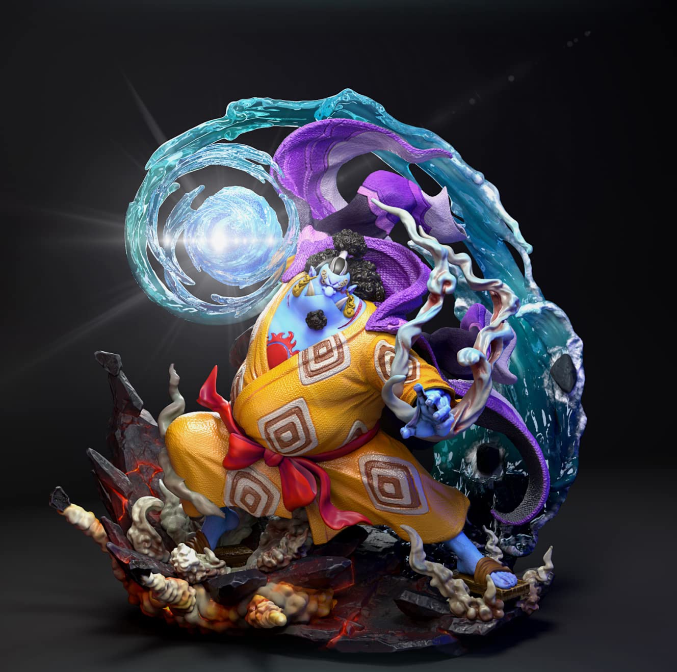 Amazon.co.jp: ジンベエ フィギュア 1/8スケール 塗装済み完成品