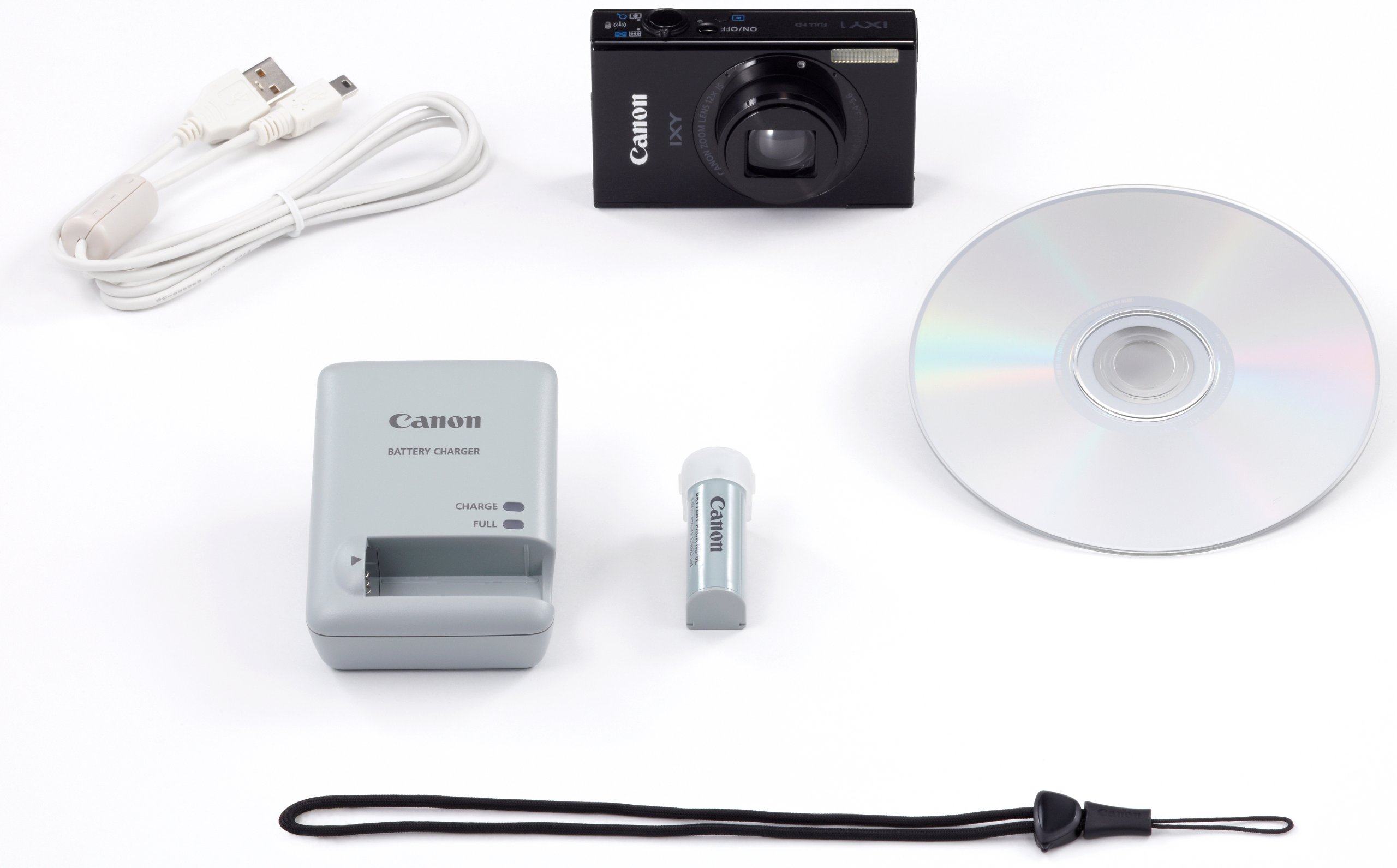 Amazon | Canon デジタルカメラ IXY 1 ブラック 光学12倍ズーム Wi-Fi