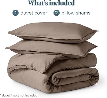 Amazon.com: Bare Home Bedding Duvet Cover Queen Size - Premium