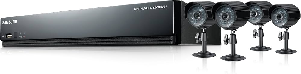 Samsung SDE-3004N 4 Channel DVR Security System with 500 GB HDD