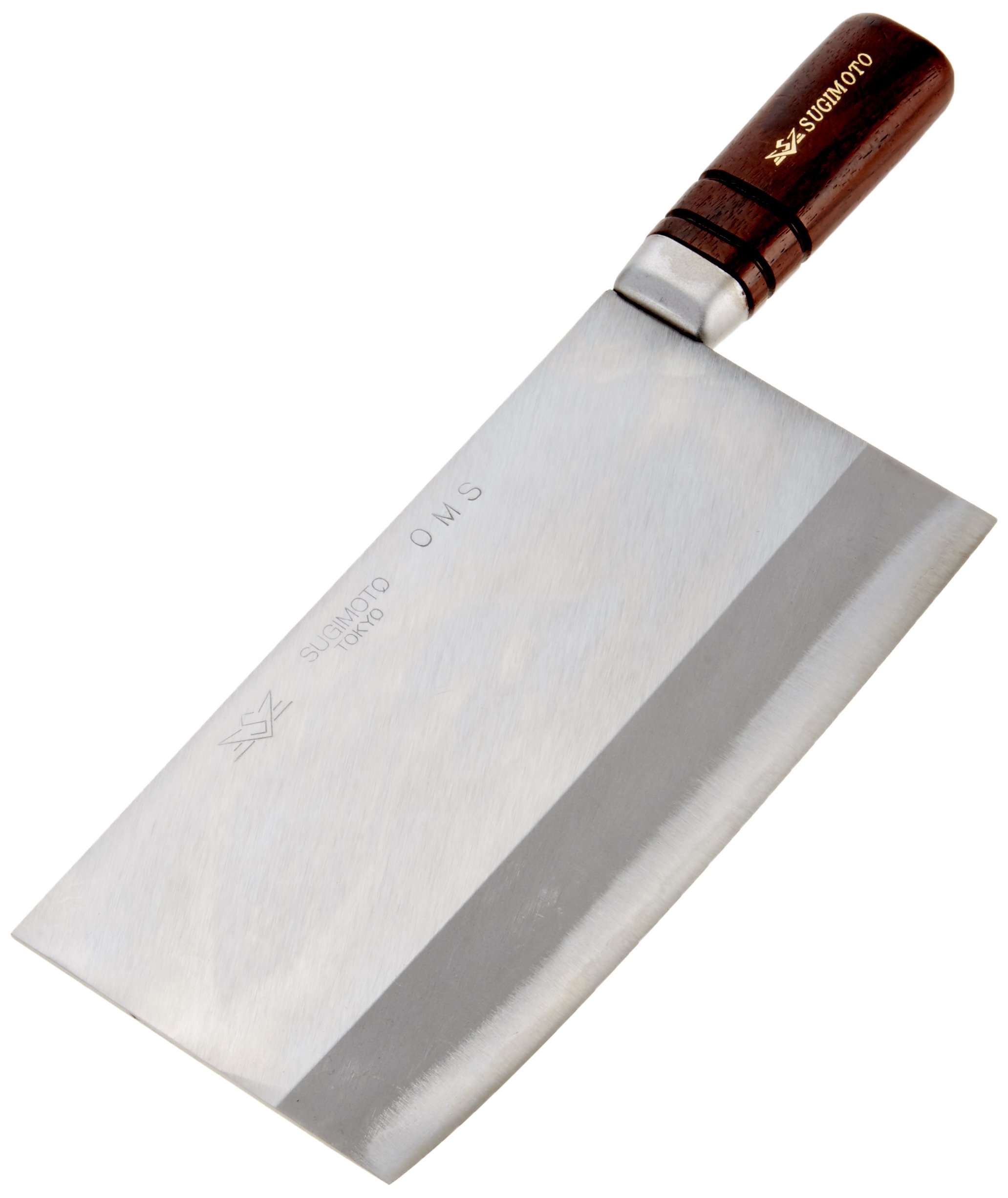 Amazon.co.jp: 杉本 最高級中華庖丁 7号 OMS4107 ハガネ(高炭素鋼) 割