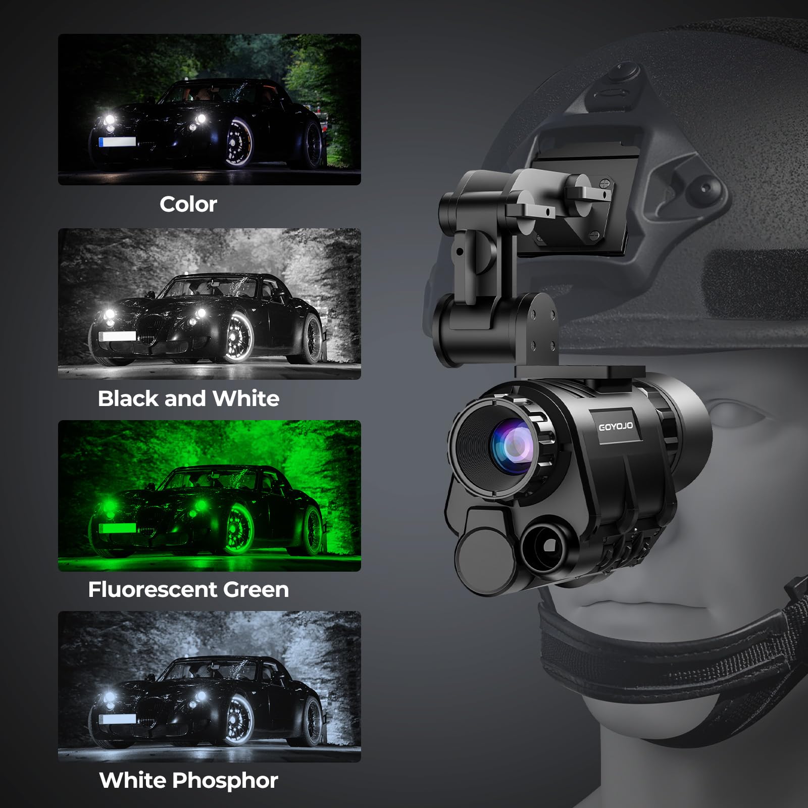 Amazon.com: GOYOJO NVG 2K Night Vision Goggles for Adults - Helmet