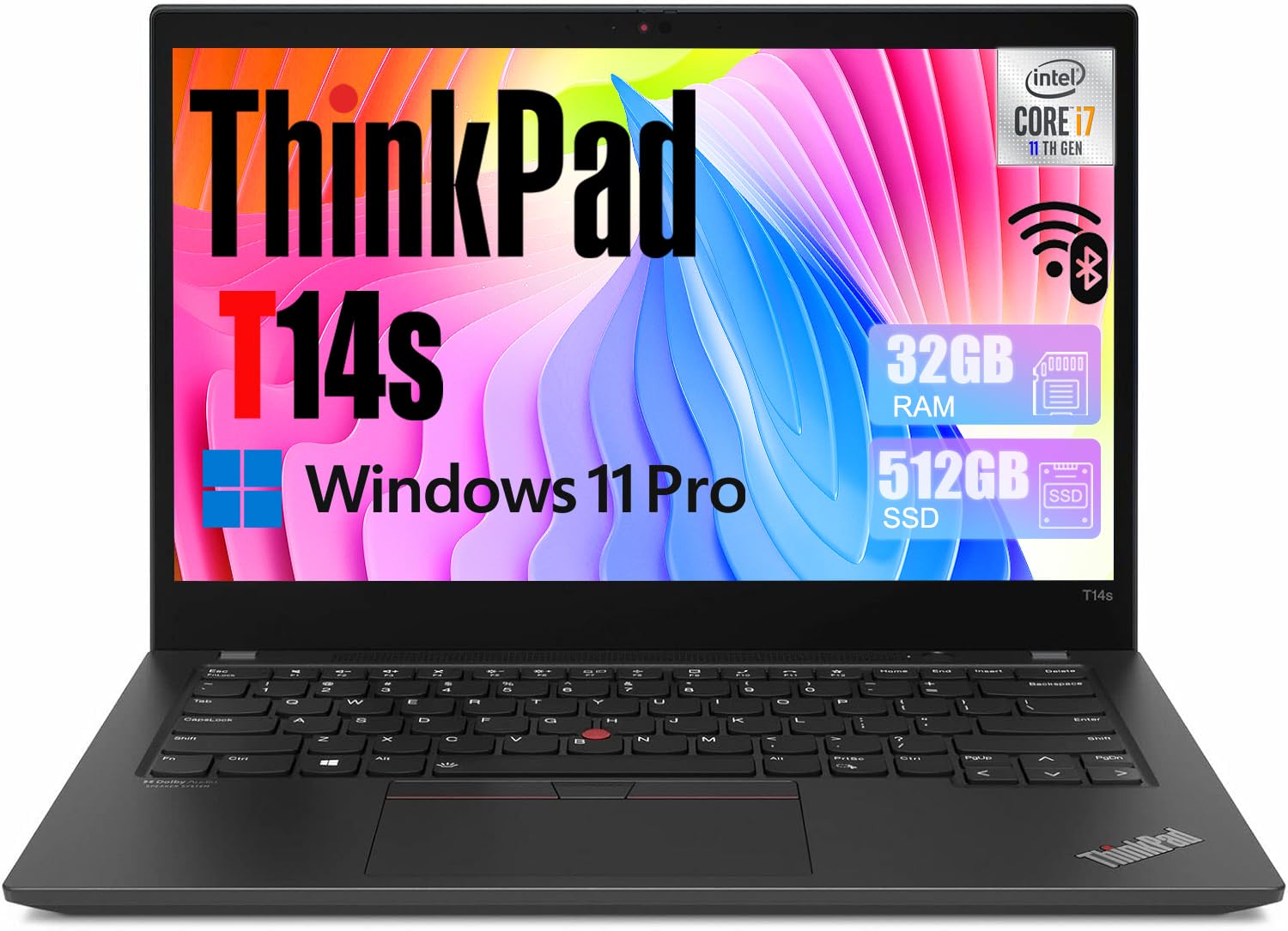 Amazon.com: Lenovo ThinkPad T14s Gen 2 14-inch FHD Laptop Computer
