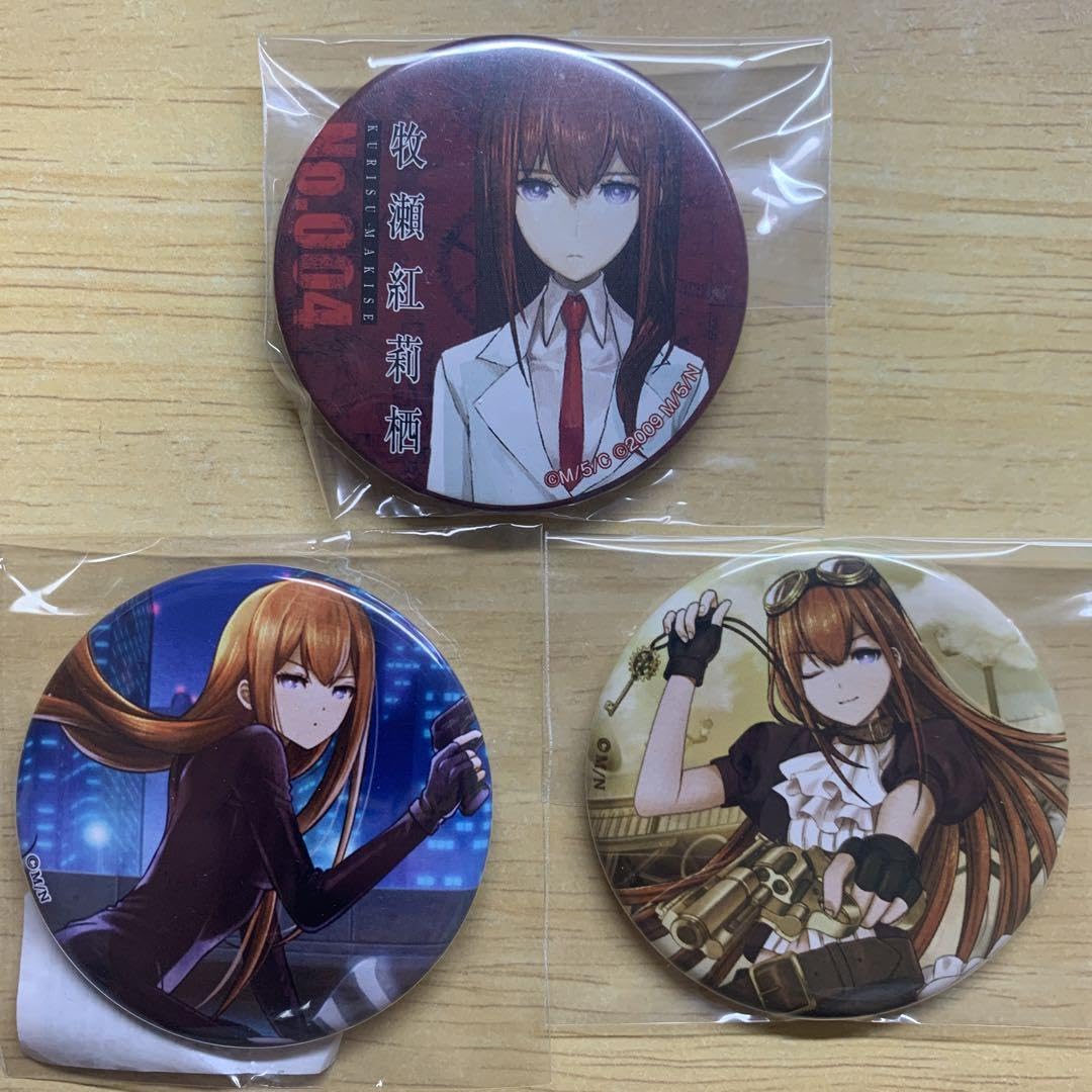 シュタインズゲート くじ 牧瀬 紅莉栖 缶バッジセット 計20点 46985-184-