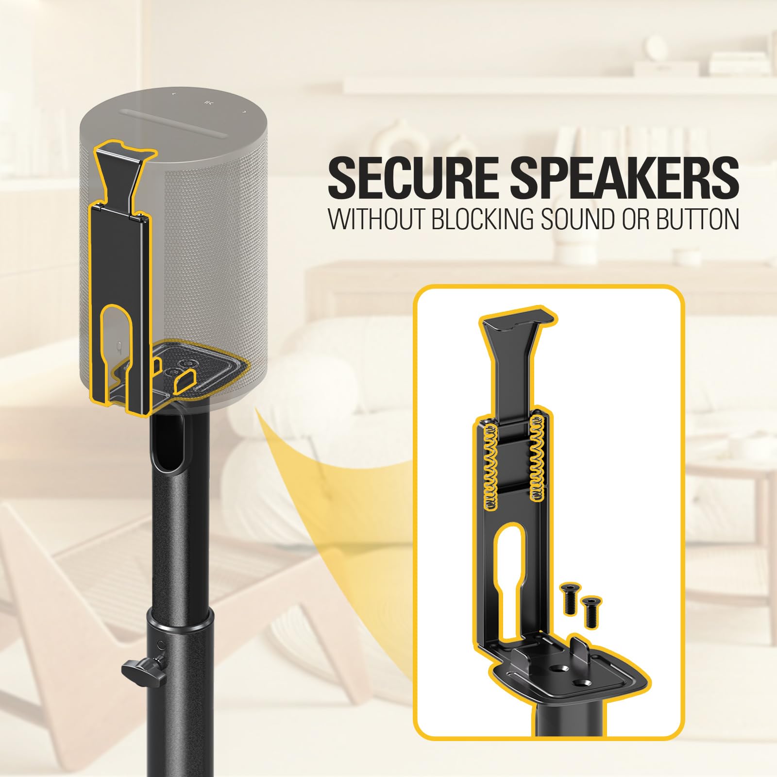 Amazon | Mounting Dream スピーカースタンド Sonos Era 100、One、One