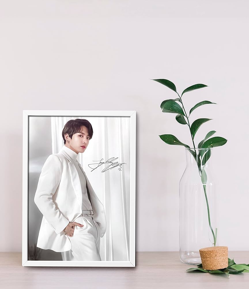SINCE 7 STORE BTS Jungkook Framed Poster (8x12 inches) For BTS