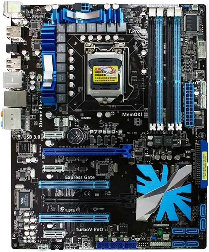 Amazon | マザーボードfit for Asus P7P55D-E LGA 1156 DDR3 16GB