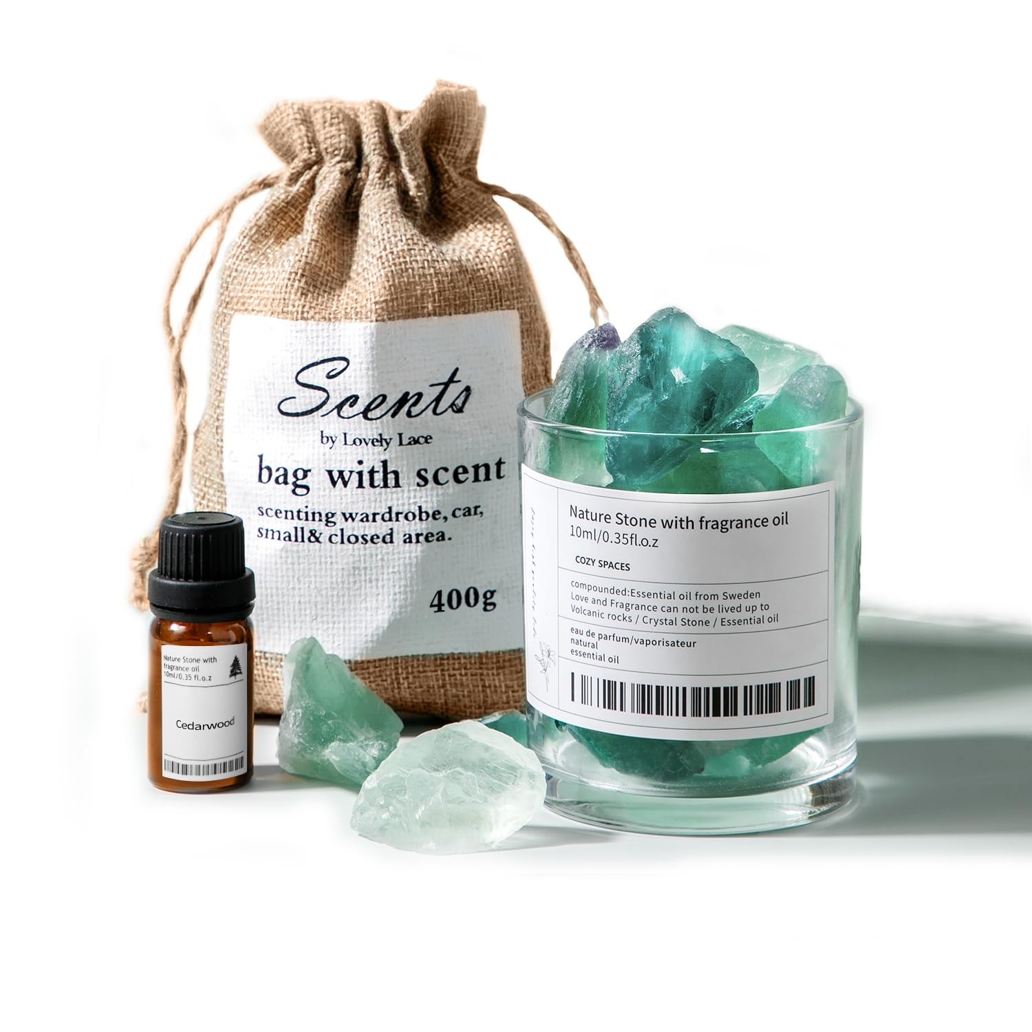 Amazon.co.jp: アロマセット【アロマストーン400g+Cedarwood Essential