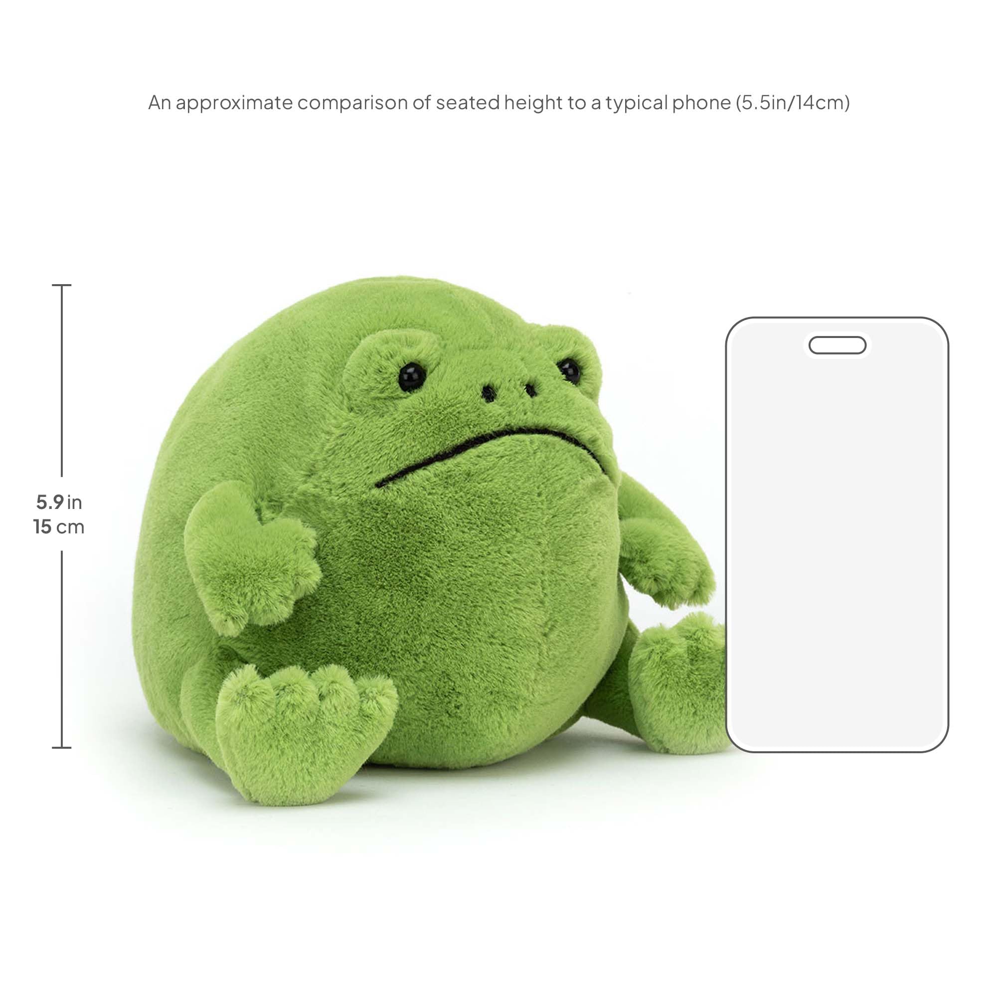 Amazon.co.jp: Jellycat リッキー レインフロッグ ぬいぐるみ グリーン