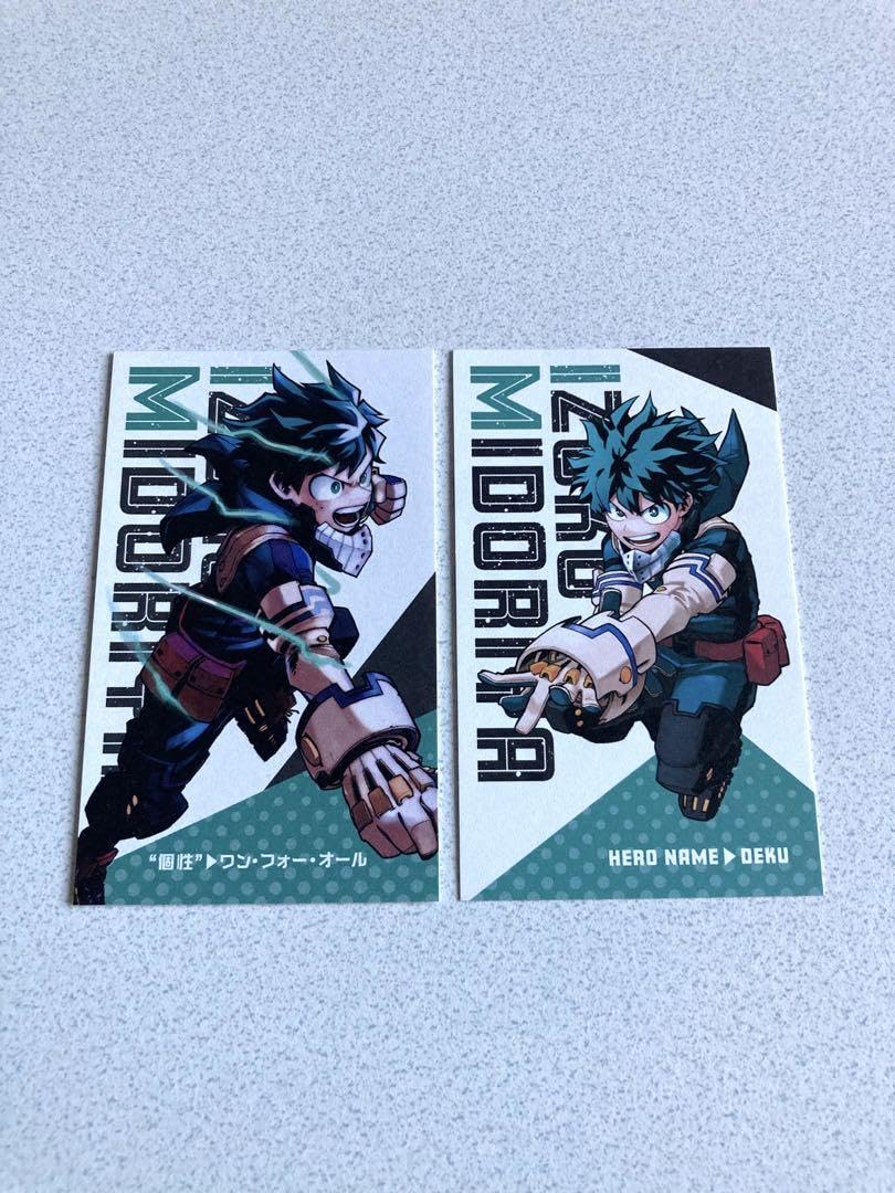 Amazon.co.jp: 僕のヒーローアカデミア ヒロアカ展 名刺カード 緑谷出