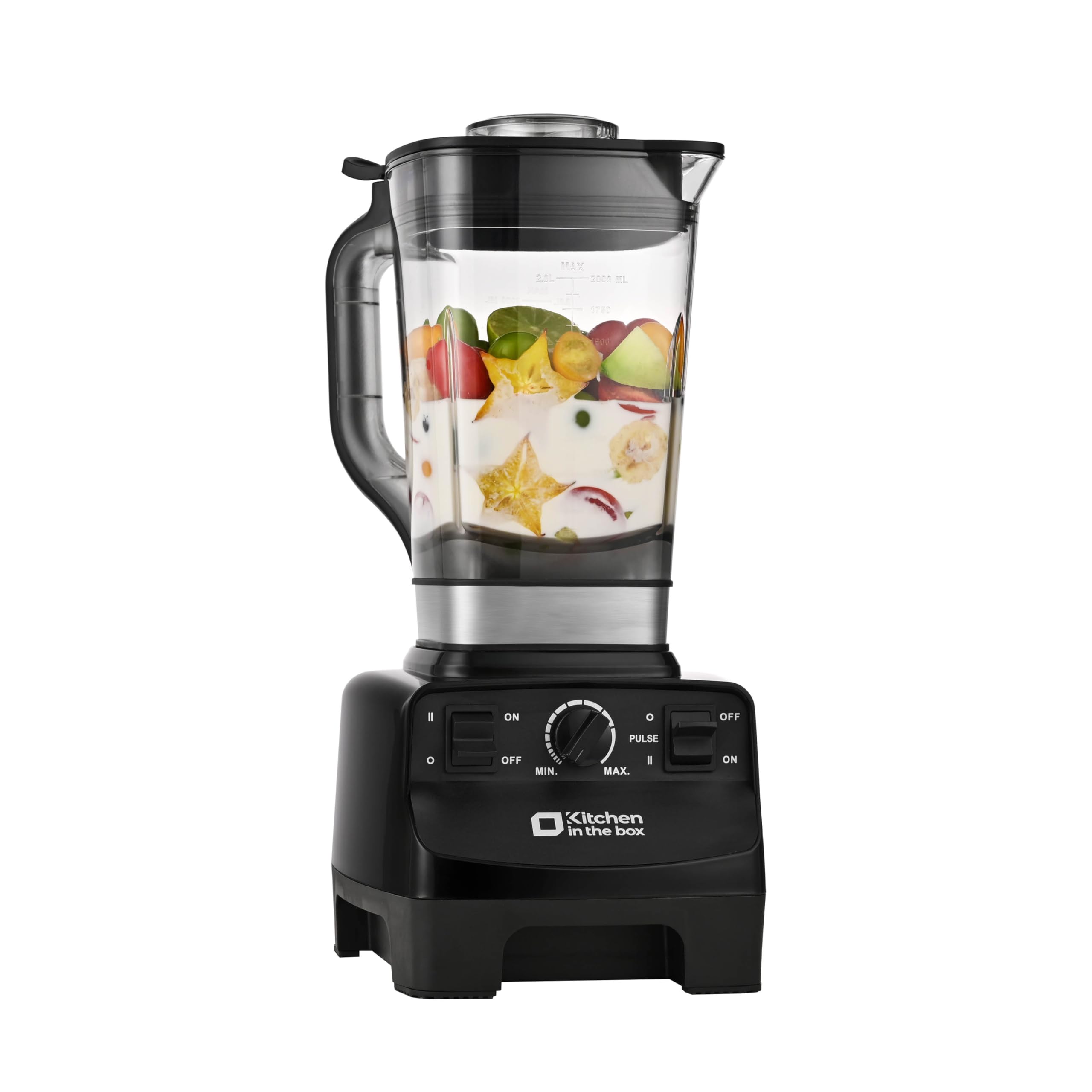 Amazon | Kitchen in the box ミキサー ブレンダー 大容量 2L 氷も