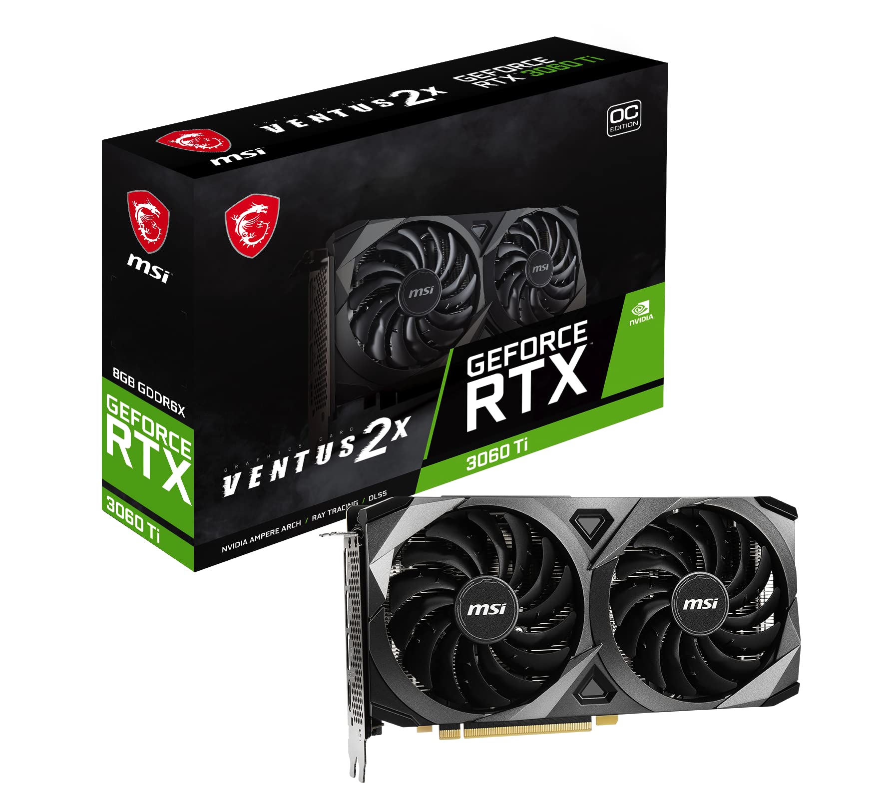 Amazon | MSI GeForce RTX 3060 Ti VENTUS 2X 8GD6X OC ゲーミング