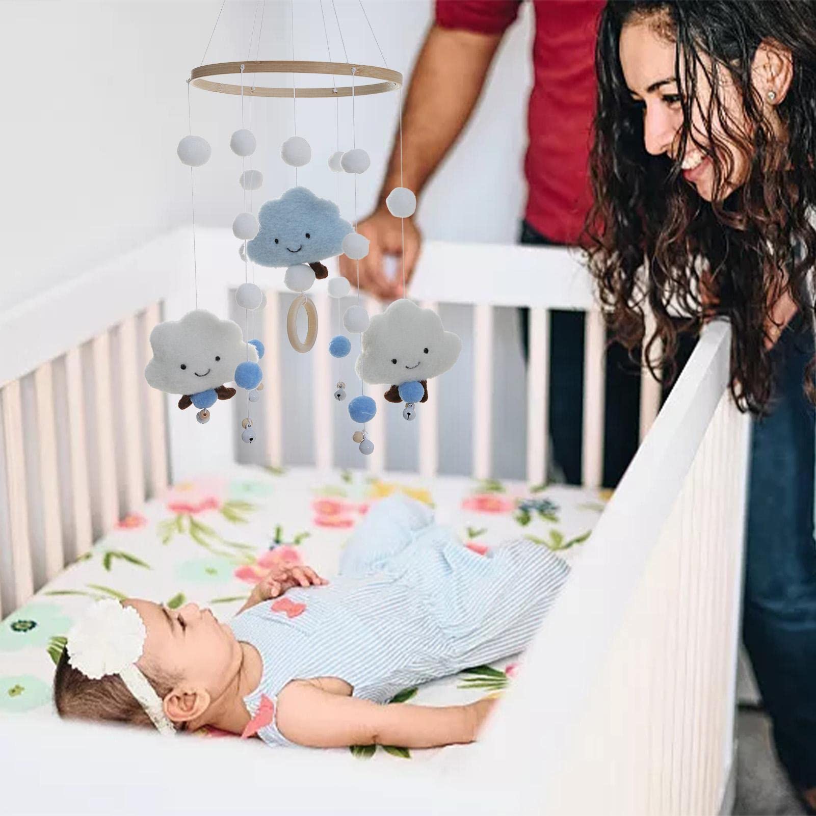 Amazon.co.jp: ベッドメリー ベビーベッドおもちゃ ぶら下げおもちゃ