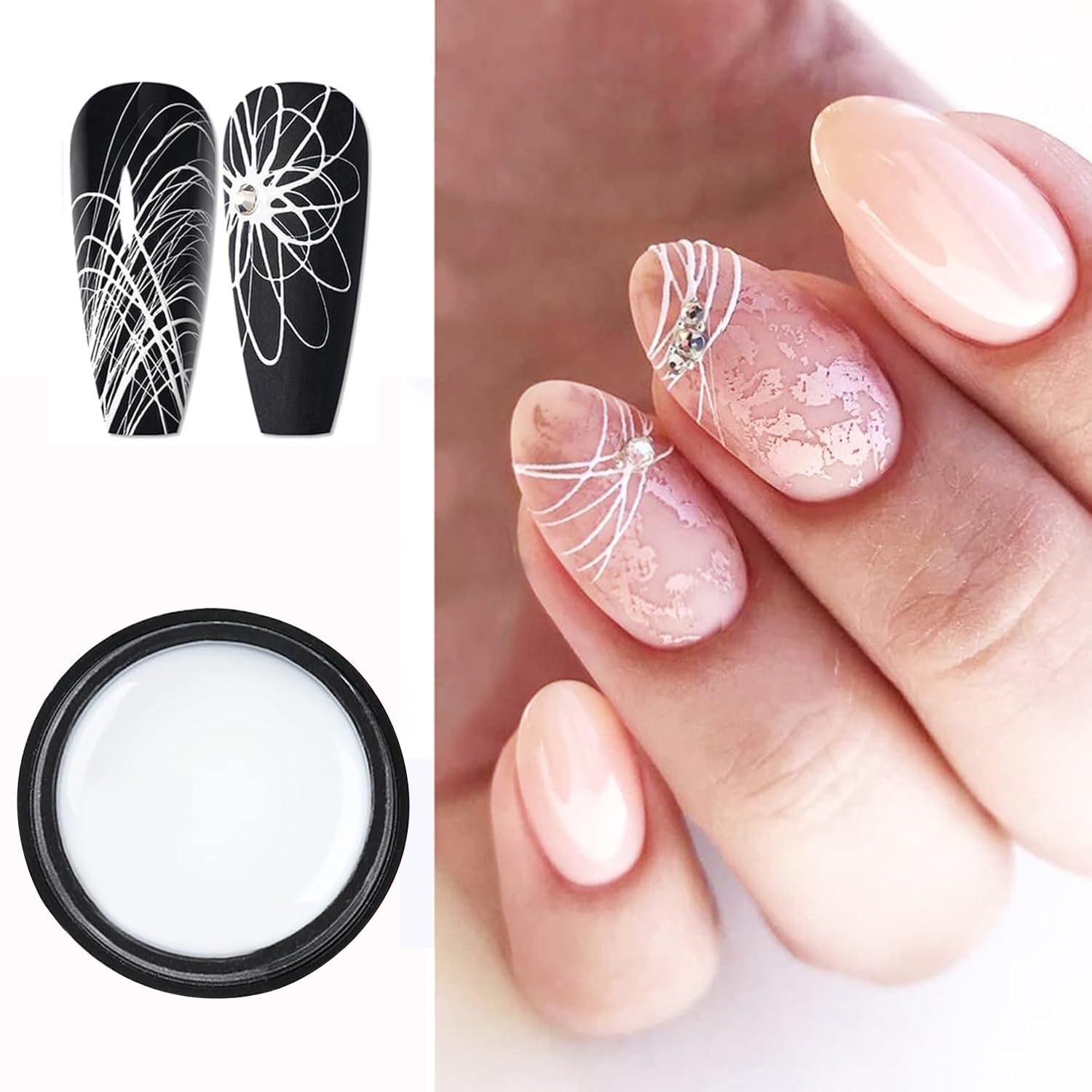 Amazon.co.jp: 8ミリリットルスパイダージェルネイルポリッシュアート