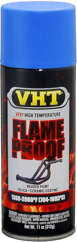 Amazon.co.jp: VHT 耐熱 耐火 スプレー タイプ 缶 ブルー 青 フラット