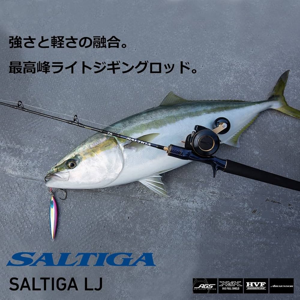 Amazon | ダイワ(DAIWA) ライトジギングロッド ソルティガ(SALTIGA) LJ