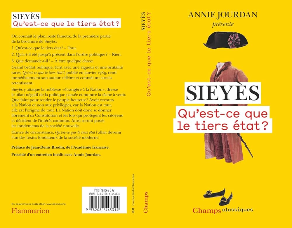 Amazon.fr - Qu'est-ce que le tiers état ? - Siéyès, Emmanuel