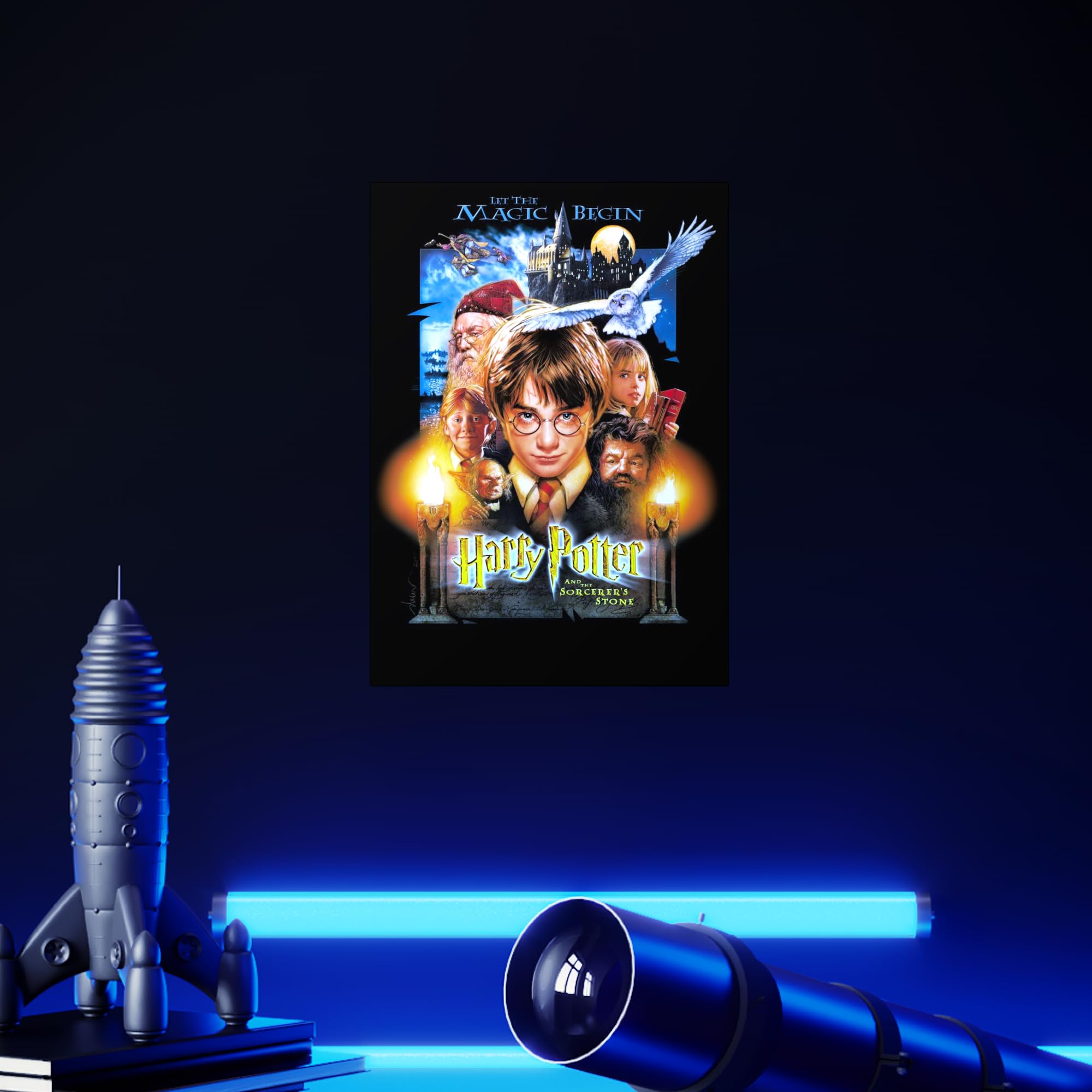 Amazon.com: Displate Metal Poster Harry Potter - Wizarding World