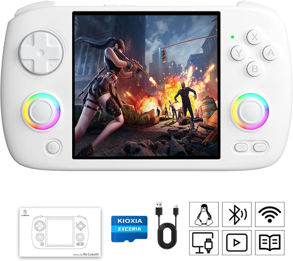Amazon.com: RG CubeXX Retro Gaming Console Handheld 3.95-inch IPS