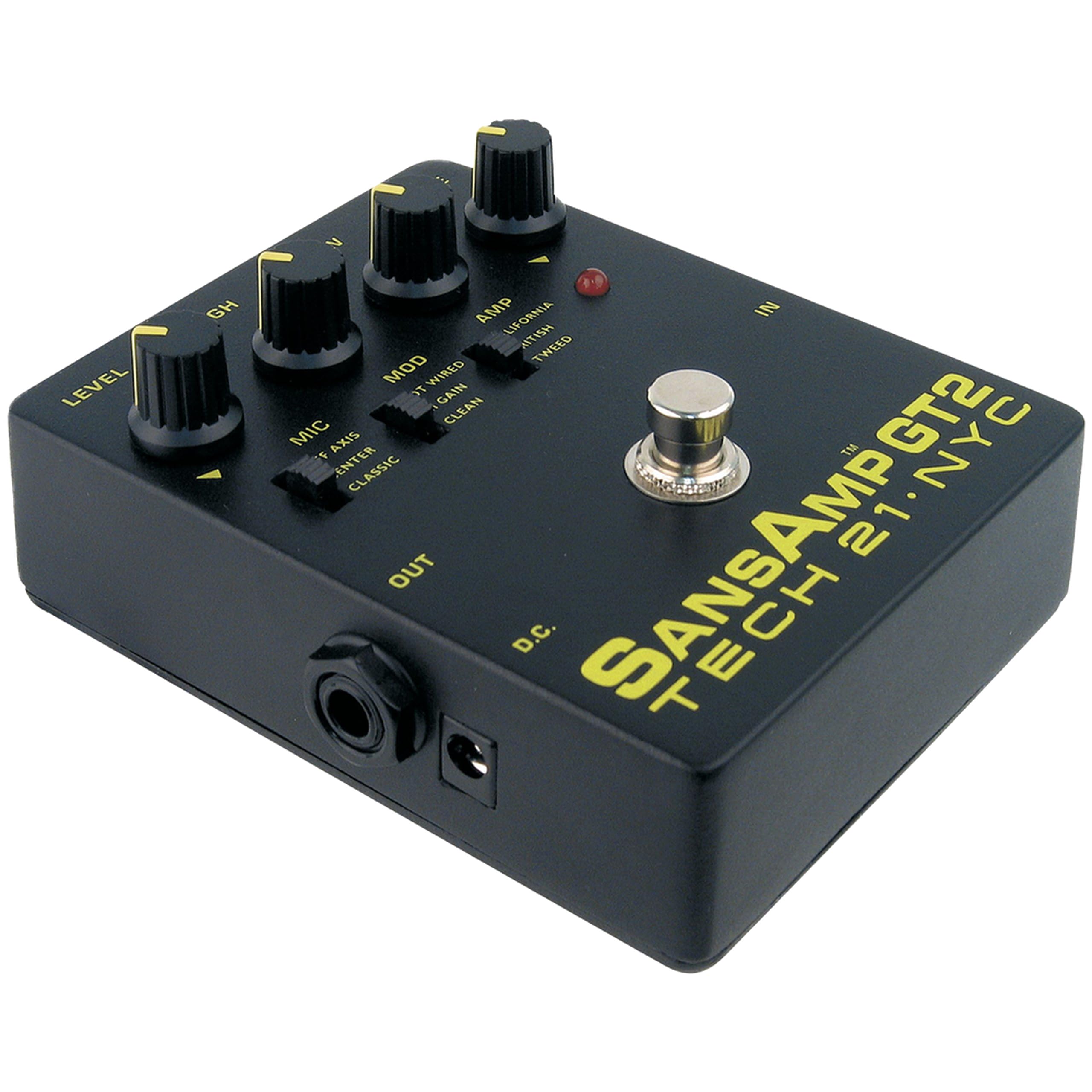 Amazon.com: Tech 21 SansAmp GT2 Tube Amp Emulator Pedal : Musical