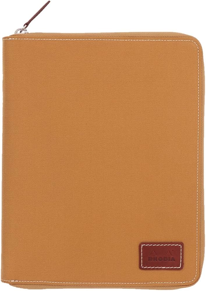 Amazon | ロディア メモ帳 ラウンドジップケース No.16 (A5) キャメル