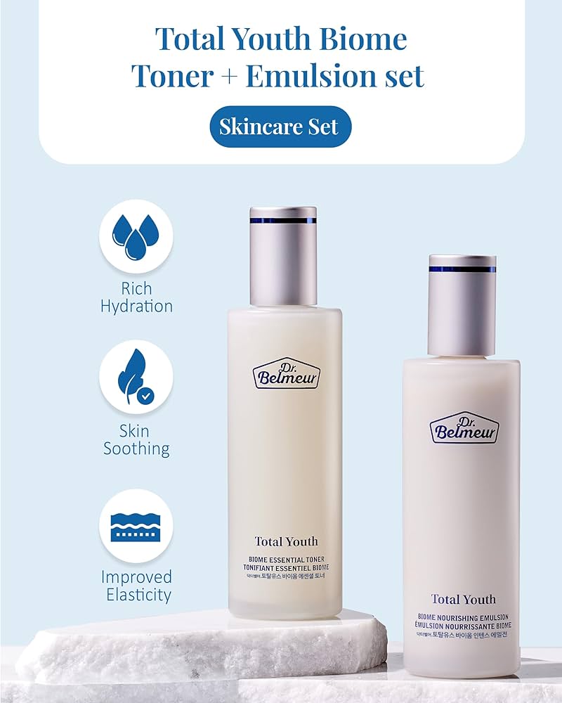 Amazon.com: Dr. Belmeur Total Youth Biome (Skincare Set, 12.2fl oz
