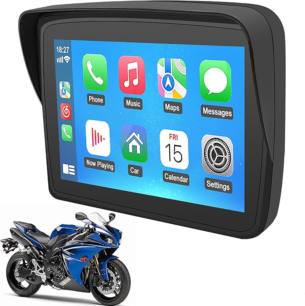 Amazon.co.jp: KAQSKQR バイク ナビ 5インチ 防水ディスプレイ